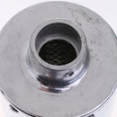 28mm/1.1 Inch Silver Tone Stainless Steel Motorcycle Exhaust Muffler Tip 250mm x 90mm