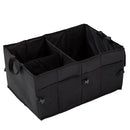 Portable Collapsible Folding Storage Case Bag Organizer For Car Truck Black