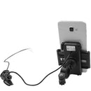 Motorcycle Bike Cell Phone GPS Handlebar Lever Mount Holder Grip USB Charger