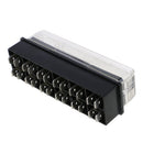12V/24V/32V 6Way Circuit Car Boat Automotive ATC ATO Blade Fuse Box Holder