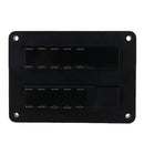 Car Boat 10 Way Blade Fuse Box with LED Warning Light for ATO / ATC Fuse