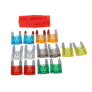 40 Pieces Car Boat Mini Blade Fuse Set 3A 5A 7.5A 10A 15A 20A 25A 30A APM ATM