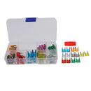 40 Pieces Car Boat Mini Blade Fuse Set 3A 5A 7.5A 10A 15A 20A 25A 30A APM ATM