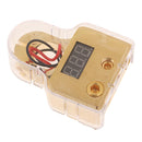 Repalcment 12V Gold Plated Battery Terminal Car Stereo Audio 1/0 4 Gauge AWG with Voltage Red LED Digital Display