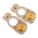 2 Pieces Car 8/10 Gauge Audio Positive/Nagative Battery Terminal Clamp Connectors