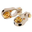 2 Pieces Car 8/10 Gauge Audio Positive/Nagative Battery Terminal Clamp Connectors