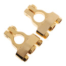 2 Pieces Gold Plated Car Audio 0 4 8 Gauge Battery Terminal Clamp Clip Connector
