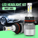 S2 9007 LED Headlight Conversion Lamp 6000K Cool White 72W 7200LM for Cars