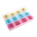 180 Pieces 3 Color Coded Heat Shrink Wire Wrap Cable Sleeving Tubing with Storage Box
