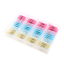 180 Pieces 3 Color Coded Heat Shrink Wire Wrap Cable Sleeving Tubing with Storage Box