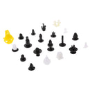 418 Pieces Clip Trim Panel Bumper Fender Fastener Retainer Assortment Kits