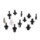 350 Piece Automotive Plastic Push Pin Rivet Trim Clip Panel Body Interior Assortment with Storage Box