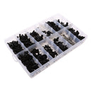 350 Piece Automotive Plastic Push Pin Rivet Trim Clip Panel Body Interior Assortment with Storage Box