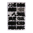 350 Piece Automotive Plastic Push Pin Rivet Trim Clip Panel Body Interior Assortment with Storage Box