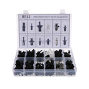 350 Piece Automotive Plastic Push Pin Rivet Trim Clip Panel Body Interior Assortment with Storage Box