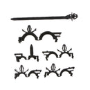 54 Piece Car Retainer Mould Wire Loom Routing Harness Clip Assortment