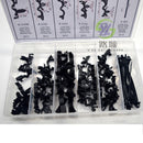 54 Piece Car Retainer Mould Wire Loom Routing Harness Clip Assortment
