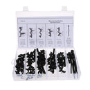 54 Piece Car Retainer Mould Wire Loom Routing Harness Clip Assortment