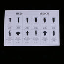 192 Piece Automotive Push Pin Retainer Assortment For Toyota Honda Ford Car Repair