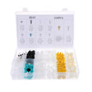 210 Pieces 10 Type Nylon Car Bumper Door Panel Rivets Push Pin Moulding Fastener