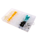 210 Pieces 10 Type Nylon Car Bumper Door Panel Rivets Push Pin Moulding Fastener