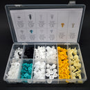 210 Pieces 10 Type Nylon Car Bumper Door Panel Rivets Push Pin Moulding Fastener