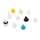 210 Pieces 10 Type Nylon Car Bumper Door Panel Rivets Push Pin Moulding Fastener