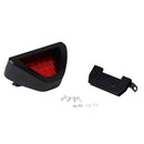 Universal DC 12V Vehicle Triangle 12 LED Rear Stop Tail Third Brake Light with Red Lens