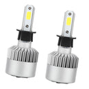 2 Piece Vehicle LED Headlight Bulbs 6000K Conversion Kit H3 72W 7200LM