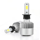 2 Piece Vehicle LED Headlight Bulbs 6000K Conversion Kit H3 72W 7200LM