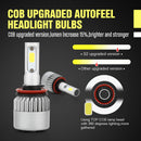 2 Piece LED Headlight Bulbs 6000K Conversion Kit H11/H9/H8 72W 7200LM
