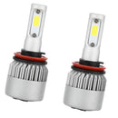 2 Piece LED Headlight Bulbs 6000K Conversion Kit H11/H9/H8 72W 7200LM