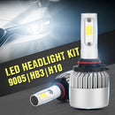 LED Headlights 9005/HB3 LED Conversion Kits Bulbs 72W 6000K 7200LM COB Chips
