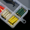 30 Pieces Car 6-Sizes 5A 8A 16A 20A 25A 30A European Fuse Assortment Kit with Clip
