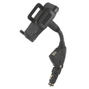 Dual USB Cigarette Lighter Socket Car Mount Charger Holder For Cell Phone