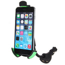360 Degree Car Vehicle Phone Mount Stand Holder Twin USB 2.1A Quick Charger Current Protection