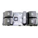 6PCS Headlights & Windows & Mirror Control Chrome Switch For VW Passat B6