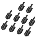 10 Piece Universal Bumper Roof Air Vortex Generator Shark Fin Shape Decorative