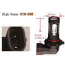 2 Piece Super Bright 30W H10 9145 9140 LED Bulbs For Fog Lights DRL Driving Head Light
