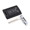 Car Key Case Fob Cover Housing Holder Replacement for Cadillac DTS CTS STS XTS 2005-2014