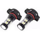 2 Piece H16 5202 PS24W Car Fog Light Auto LED Driving Daytime Running Light DRL Bulbs 30w Projection 6000k Super Bright White