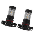 2 Piece Super White High Power 80W H16 5202 5201 LED DRL Fog Lights 1920LM