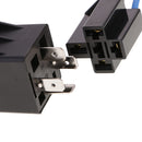 5 Pieces DC12V 40Amp Car SPDT Automotive Relay 4-Pin 4 Wires Harness Socket Kits for Car Boat
