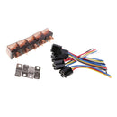 5 Pieces DC12V 60Amp Car SPDT Automotive Relay 5-Pin 5 Wires Harness Socket Kits for Car Boat