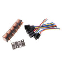 5 Pieces DC12V 60Amp Car SPDT Automotive Relay 5-Pin 5 Wires Harness Socket Kits for Car Boat