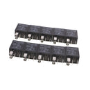 10 Pieces 30A 12V 5Pin SPDT Car Auto Relay Kit For Fan Fuel Pump Light Horn