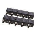 10 Pieces Automotive Car 12V 4-Pin 30 Amp Relay Kit For Fuel Pump Light Horn