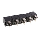 5 Pairs Automotive 12V 80Amp 5-Pin Relay & Sockets Harness Connector