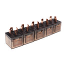 5 Pieces DC12V 80A Amp SPST Automotive 4 Pin Car Relay with Wires and Harness Socket Set