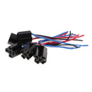 5 Pieces DC12V 80A Amp SPST Automotive 4 Pin Car Relay with Wires and Harness Socket Set